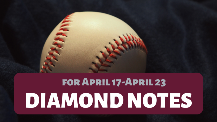 Baseball Diamond Notes for the Week of April 17-23