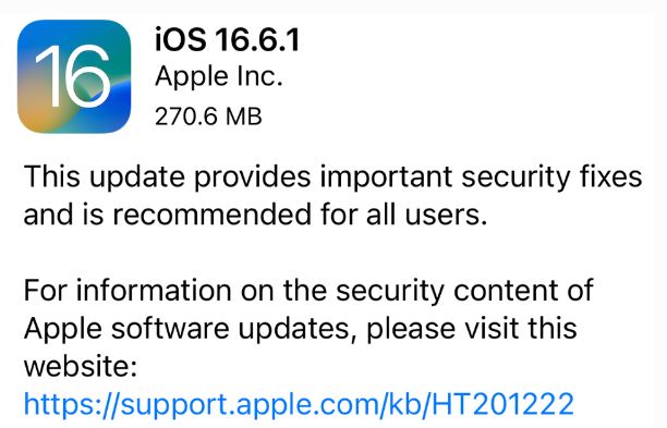 Apple is urging iPhone and iPad users to upgrade their iOS.